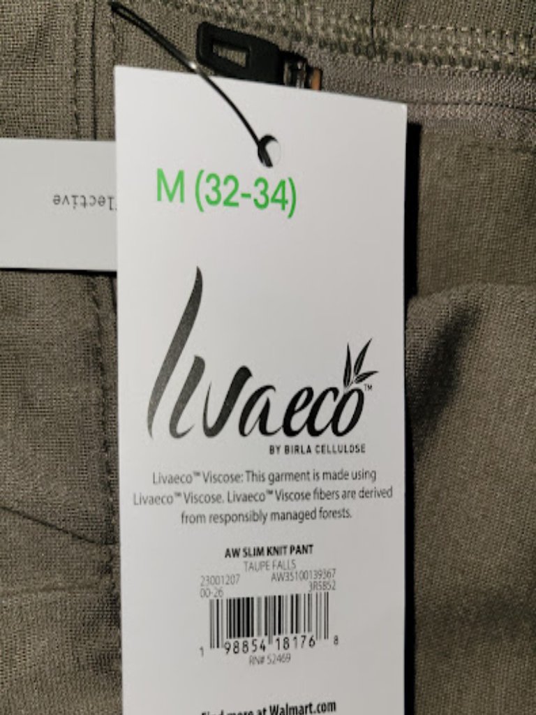 Athletic Works Men’s Medium 32-34 Khaki Performance Pants Nwt — image 4 of 8